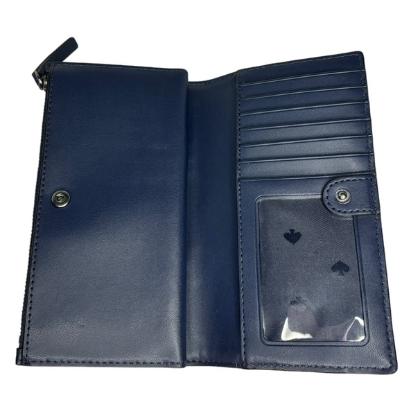 KATE SPADE BRAYLON WALLET PATTERSON DRIVE EMBELLISHED BLAZER BLUE - Picture 8 of 11